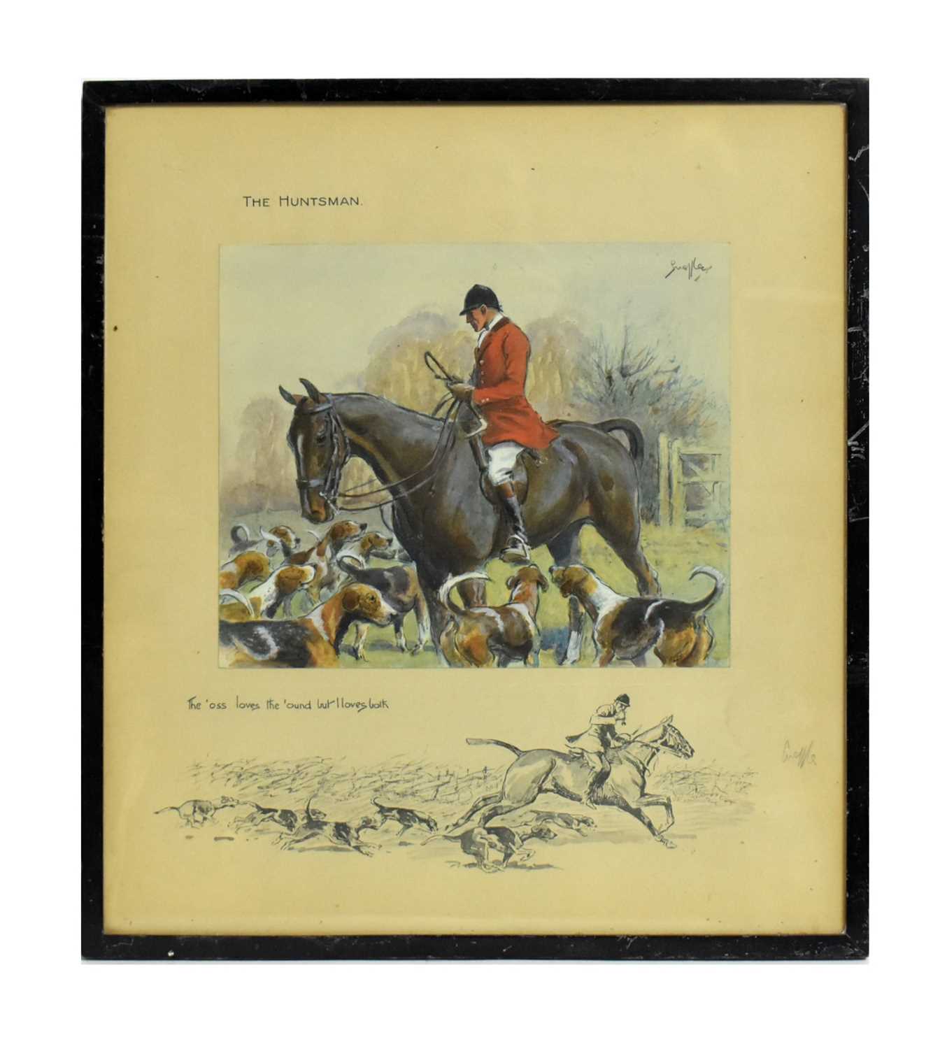 Lot 720 - "Snaffles" Charles Johnson Payne - The Huntsman | hand-coloured lithograph