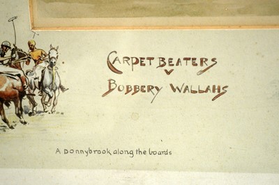 Lot 721 - "Snaffles" Charles Johnson Payne - Carpet Beaters v Bobbery Wallahs | collotype