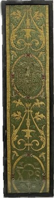 Lot 1188 - 16th Century Ecclesiastical goldwork and needlework vestment panel