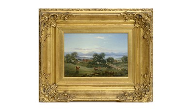 Lot 1167 - 19th Century British School - Golden Hour Falls over a Lakeland Landscape | oil