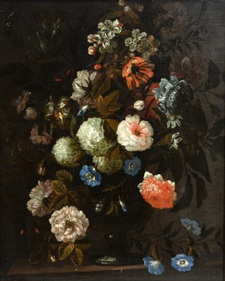 Lot 1129 - 19th Century Dutch School - Chiaroscuro Floral Still Life | oil