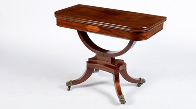 Lot 1317 - A Regency mahogany tea table