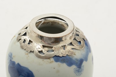Lot 759 - Chinese jar with Dutch silver mounts