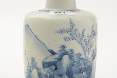 Lot 761 - Chinese rouleau vase