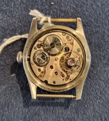Lot 593 - Rolex Oyster Speedking: a steel-cased manual wind wristwatch