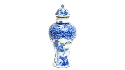 Lot 762 - Chinese baluster vase and cover