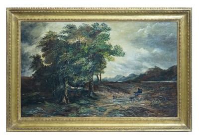 Lot 790 - A. Riviere - A Sudden Gust of Wind | oil