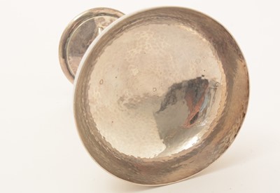 Lot 103 - An Edwardian art nouveau silver pedestal cup
