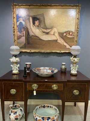 Lot 1036 - Paul-Émile Becat - Recumbent Nude in the Artist's Studio | oil