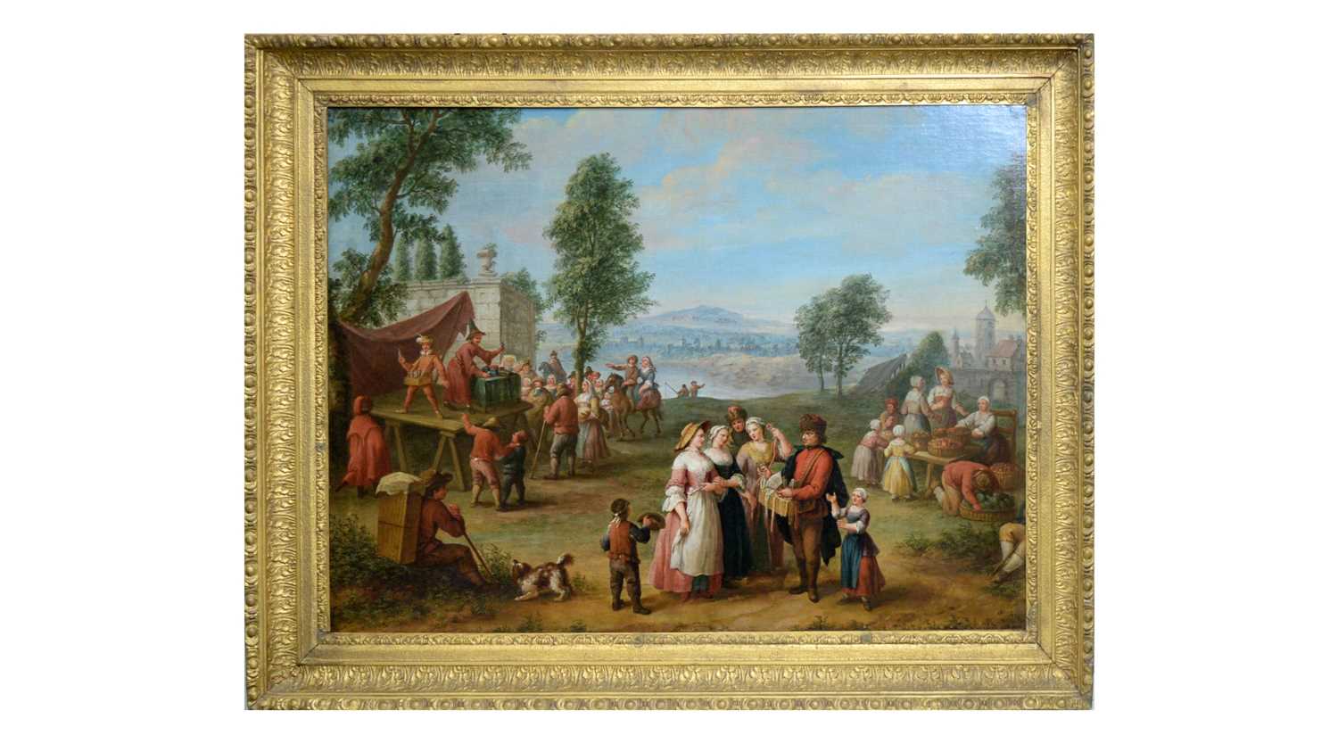 Lot 1037 - Manner of Pieter de Molijin - A Midsummer Kermesse | oil