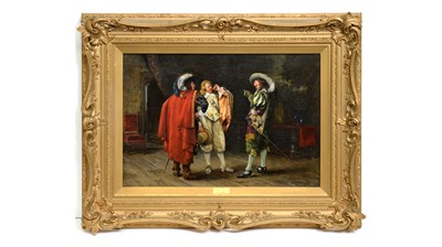 Lot 1038 - Frank Moss Bennett - The Jest | oil