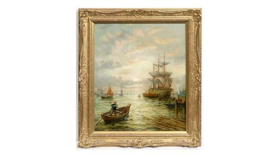 Lot 1097A - Bernard Benedict Hemy - Timber Shipping, The Tyne at North Shields | oil