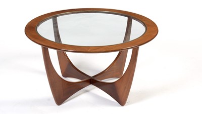 Lot 13 - G Plan: a mid-Century 'Astro'  teak and glass coffee table