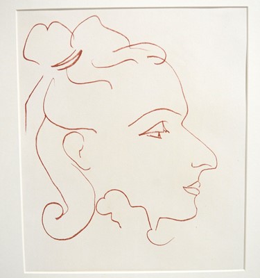 Lot 169 - Henri Matisse - Girl with Hair Tied Up | pencil signature and lithograph