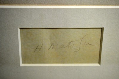 Lot 169 - Henri Matisse - Girl with Hair Tied Up | pencil signature and lithograph