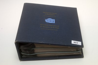 Lot 853 - International Society of Postmasters silver coin covers set