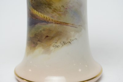 Lot 350 - A Royal Worcester Game Bird vase