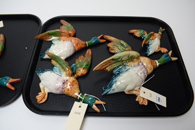 Lot 394 - A graduated set of seven Beswick flying duck wall plaques