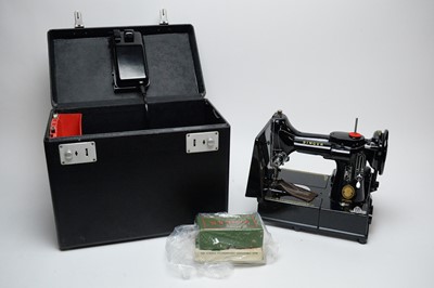 Lot 408 - A Singer 222K sewing machine