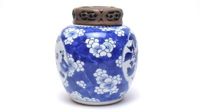 Lot 731 - Chinese blue and white ginger jar