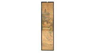 Lot 775 - 19th Century Chinese painting on silk