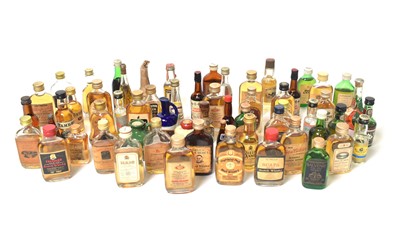 Lot 651 - A collection of whisky miniatures