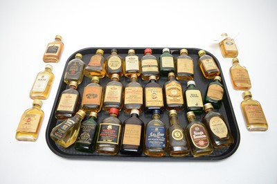 Lot 467 - A collection of whisky miniatures