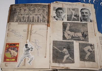 Lot 730 - A collection of cricket memorabilia