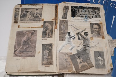 Lot 730 - A collection of cricket memorabilia