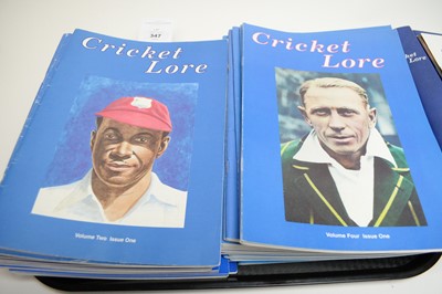 Lot 730 - A collection of cricket memorabilia