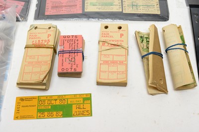 Lot 786 - A collection of ticket stubs and luggage stubs