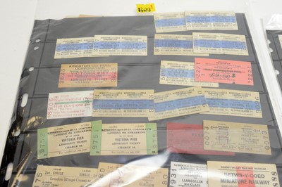 Lot 786 - A collection of ticket stubs and luggage stubs