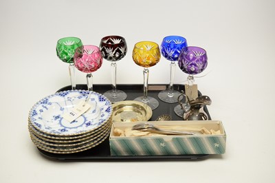 Lot 454 - Assorted ceramics, glass and silver plated wares