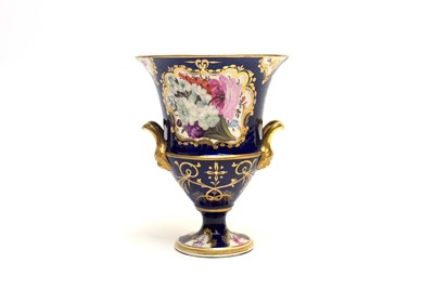 Lot 844 - Regency floral vase