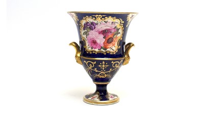 Lot 844 - Regency floral vase