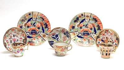 Lot 846 - 19th Century teacups , saucers and plates.