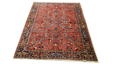 Lot 1217 - A Heriz carpet