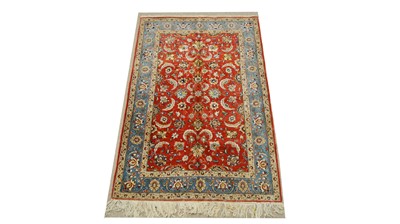 Lot 1230 - A Qum rug