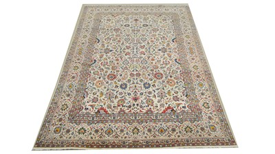 Lot 1226 - A fine Kashan carpet by Master Weaver Omani