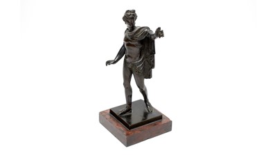 Lot 1264 - After the Antique: Apollo Belvedere, patinated bronze