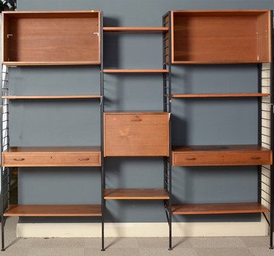 Lot 2 - Ladderax by Staples: a very large eight bay modular wall unit