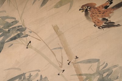 Lot 302 - Jing Shan - A Bird and a Bough | brush ink