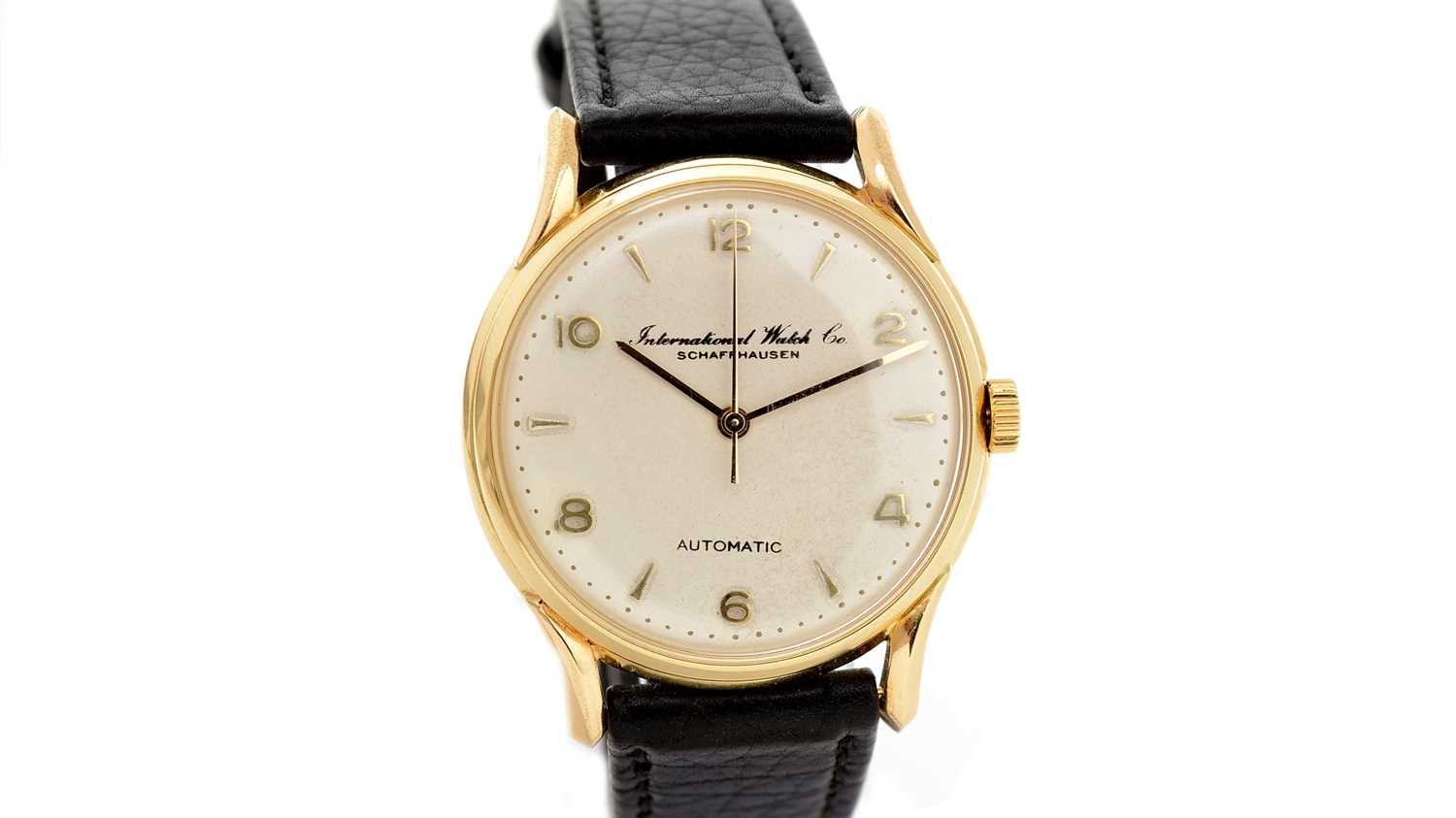 626 - International Watch Co (IWC): an 18ct yellow gold-cased automatic wristwatch