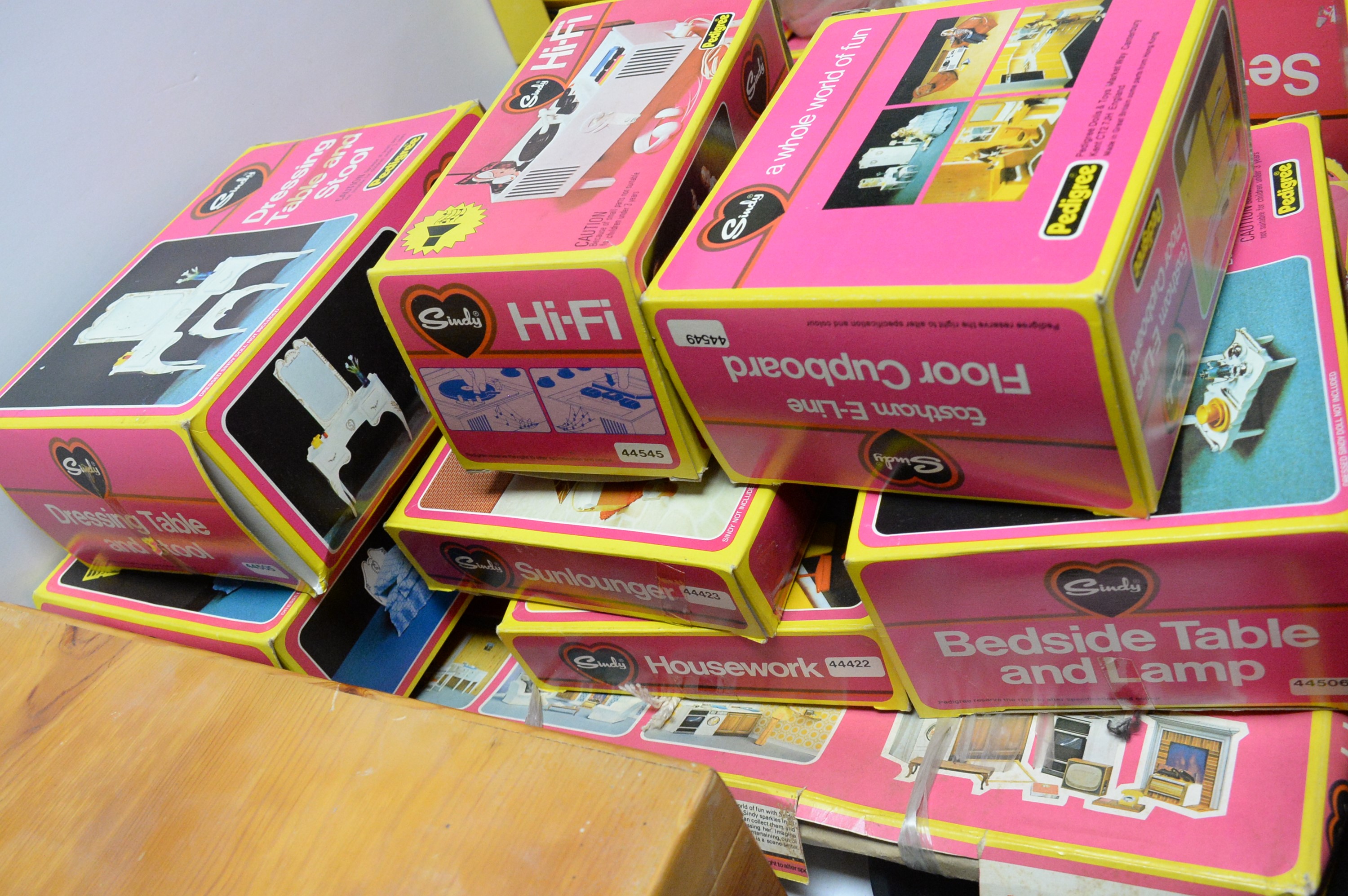 Lot 161 A collection of Sindy model furniture and