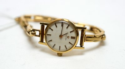 Lot 1176 - A lady's 9ct gold Omega cocktail watch