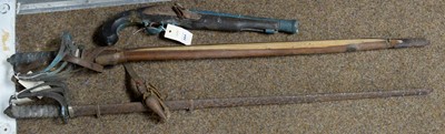 Lot 384 - A selection of collectible antique weaponry
