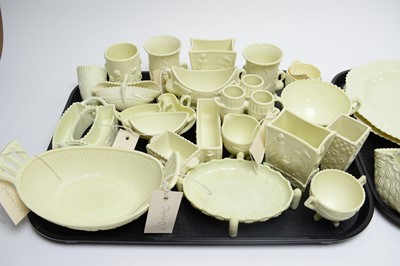 Lot 443 - A collection of Sowerby’s Patent Ivory Queen’s Ware and other glass ware