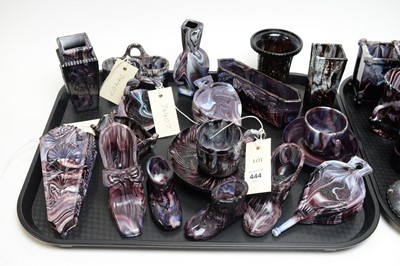 Lot 444 - A collection of pressed glassware.