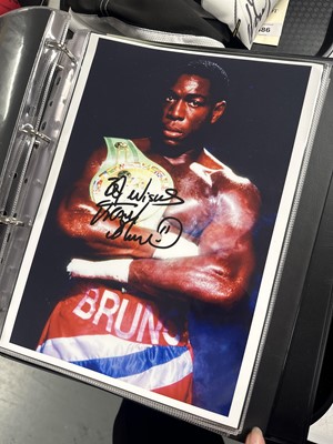 Lot 487 - A collection of signed photographs of sportspeople