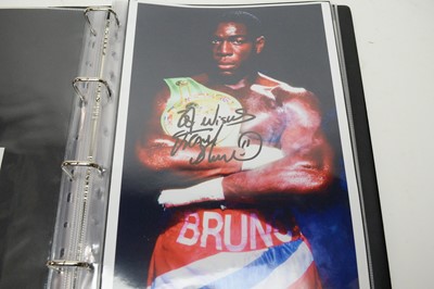 Lot 487 - A collection of signed photographs of sportspeople